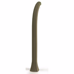 Doccia Solare da Giardino 44L Miscelatore e Lavapiedi e Temporizzatore Arkema Happy XL Dove Gray