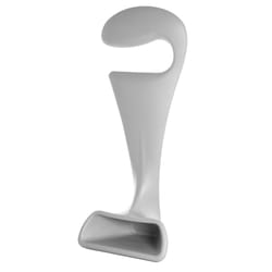 Appendiabiti Porta Abiti da Esterno 43x116 cm con Scomparto per Scarpe in Resina Arkema Pisolo Bianco