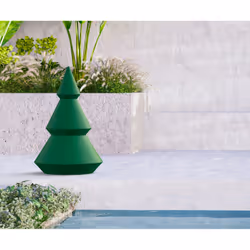 Abete da Giardino Ø30x46 cm in Resina Arkema Abete S Smart Antracite - Vista aggiuntiva 2