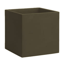 Vaso 50x50 cm in Resina Arkema Iris Vase Dove Grey