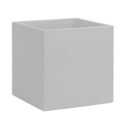 Vaso 50x50 cm in Resina Arkema Iris Vase Bianco