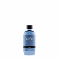 Millefiori Blue Posidonia, Bottiglia, Liquido, CEDAR, Muschio, Blu, 250 ml, 130 mm