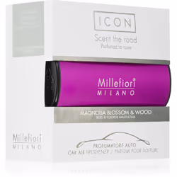 Il deodorante per auto Millefiori Icon Magnolia Blossom & Wood rende i tuoi viaggi un'esperienza indimenticabile. Rende accog ...
