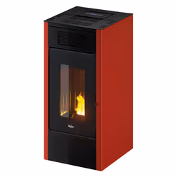 Stufa A Pellet 'Saba 14' Colore Rosso
