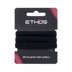 Ethos Flexy – Set 3 Elastici Neri per Capelli - Vista aggiuntiva 3