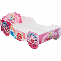 LETTO PER BAMBINI - Lettino per cameretta, Set camera da letto, Struttura porta materasso, 84x165 h49 cm, Rosa. STRUTTURA E U ...