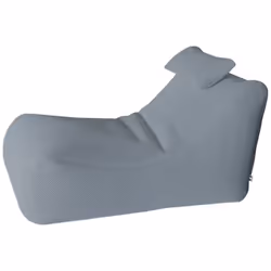 POUF - Poltrona multiuso, Poltroncina sacco, Pouf poggiapiedi, Made in Italy, 70x120 h65 cm, Grigio chiaro. STRUTTURA E UTILI ...