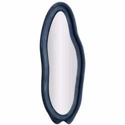 SPECCHIO - Specchiera, Articolo d'arredo a muro, Decorazione con specchio, 40x4 h160 cm, Blu. STRUTTURA E UTILIZZO - Specchie ...