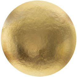 Dmora - Lampada da parete Cautano, Luminaria da parete, Luce a muro, Faretto a muro, 26x26 h13 cm, Oro