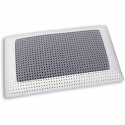 GUANCIALE - Cuscino per letto, Poggiatesta imbottito, Cuscinetto per camera da letto, Made in Italy, 70x40 h14 cm, Bianco. ST ...