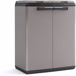 ARMADIO DA ESTERNO - Mobile outdoor, Mobiletto giardino multiuso, Contenitore per balcone o garage, Made in Italy, 68x39 h85 ...