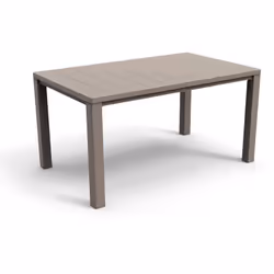 TAVOLO DA ESTERNO - Base per picnic, Piano da pranzo da giardino, Banco outdoor multiuso, 147x90 h75 cm, Tortora. STRUTTURA E ...