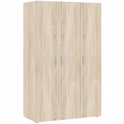 GUARDAROBA 3 ANTE - Elegante mobile a 3 ante con ripiani interni e barra appendiabiti, rialzato da terra, utilizzabile come a ...