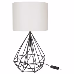Lampada da tavolo ufficio scrivania Pena nero bianco MDL4268 Questa lampada da tavolo è la soluzione ideale per illuminare co ...