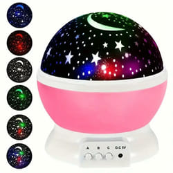 Grundig - Proiettore di Luci e Stelle Atmosfera Galassie Colore Rosa Luce Cameretta