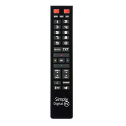 Superior Electronics Simply Digital TV telecomando Pulsanti