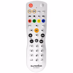 Superior Electronics Superior Safe, SAT, TV, Pulsanti, Argento