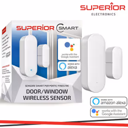 Superior - sensore porte/finestre smart comp. google home alexa