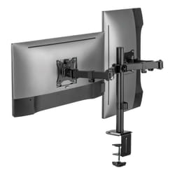 Supporto da tavolo per TV 2 monitor 17"- 32" Vesa 75x75 100x100 Supspc002