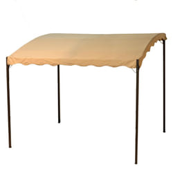 Pergola Gazebo in Acciaio Sabbia mod. in poliestere 260g a onda con vernice di protezione pvc