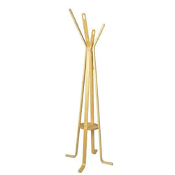 Attaccapanni a stelo legno naturale 4 braccia cm 50h180