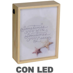 Lampada led scritte cm 20x8h26