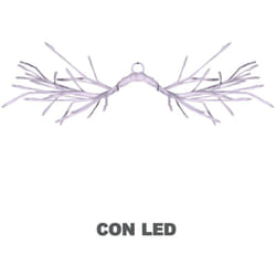 Vacchetti - Luce ramo 48 led bianco caldo cm60x30 alimentazione fissa uso esterno