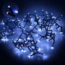 Vacchetti - Catena luminosa 150 led luce bianco freddo 3 mt albero natale