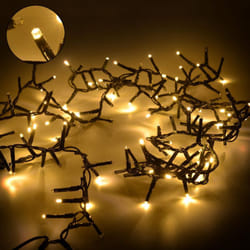 Vacchetti - Catena luminosa 500 led luce bianco caldo 10 mt albero natale