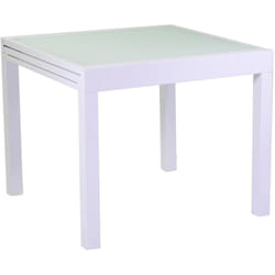 Tavolo estensibile in Alluminio Bianco mod. Boise