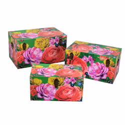 Baule ecopelle 1-3 multicolor rettangolare cm 64,5x40h35