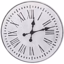 Orologio metallo bianco nero cmø48x4,5 Caratteristiche: Dimensioni: Larghezza= 48 cm Profondità= 4,5 cm Altezza= 48 cm Materi ...