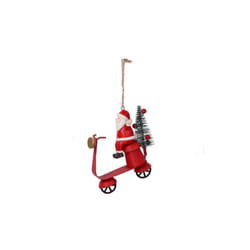 Vacchetti - Babbo natale vespa decoro addobbo albero da appendere