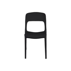 Sedia Da Giardino In Polipropilene Antracite Risto 47X52X H83 Cm