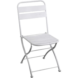 Sedia pieghevole in Metallo Bianco mod. Rovigo
