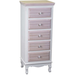 Mobiletto norimberga 5 cassetti grande cm 41x34h99