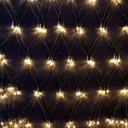 Vacchetti - Rete 400 led luce bianco caldo al. fissa cm400x150