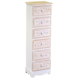 Vacchetti - Mobiletto legno andorra 6 cassetti cm 29x23h95