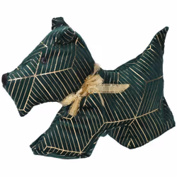 Fermaporta tessuto cane verde cm35x5h26 Caratteristiche: Materiale:TESSUTO Colore:VERDE Dog Doorstop