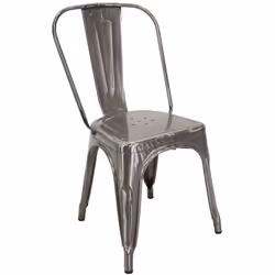 Sedia ferro new bristol galvanizzato cm51x43h84 Caratteristiche: Materiale:FERRO Colore:GRIGIO