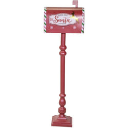 Cassetta posta metallo rosso cm32,5x16h100