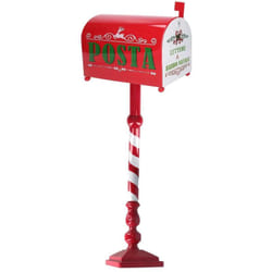 Cassetta posta metallo rosso nbd-9065 cm33x20h100