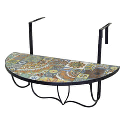 Vacchetti - Mensola mosaico metallo Galatone cm74x38/61h57