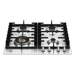 Bertazzoni P604LMODX piano cottura Nero, Acciaio inox Da incasso 60 cm Gas 4 Fornello(i)