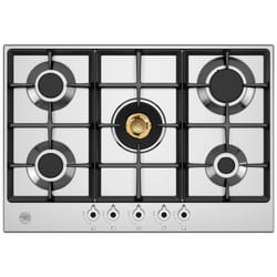 Bertazzoni P755CPROX piano cottura Acciaio inox Superficie piana 75 cm Gas 5 Fornello(i)