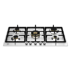 Bertazzoni P905CPROX piano cottura Bianco Da incasso 90 cm Gas 5 Fornello(i)