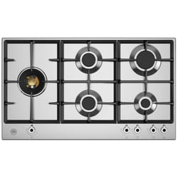 Bertazzoni P905LPROX piano cottura Acciaio inox Superficie piana 89 cm Gas 5 Fornello(i)