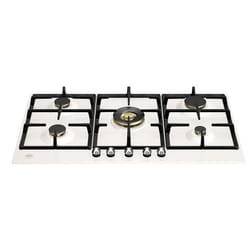 Bertazzoni P905CHERAX piano cottura Bianco Da incasso 90 cm Gas 5 Fornello(i)
