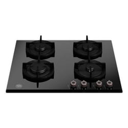 Bertazzoni P604PROGNE piano cottura Nero 60 cm Gas 4 Fornello(i)