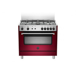 Bertazzoni La Germania Americana AMN965GVIV cucina Elettrico/Gas Gas Rosso